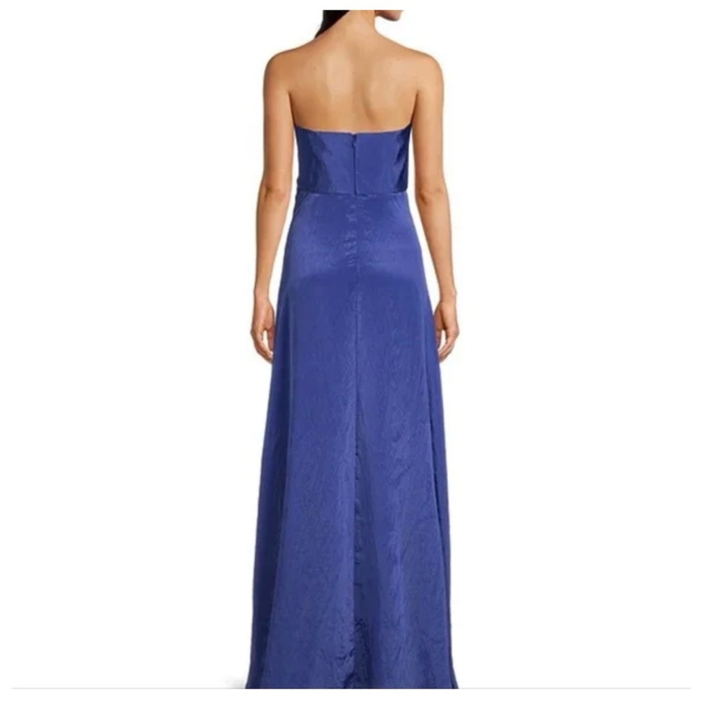 Muse Royal Blue Strapless Dress Sz 12 NWT - Picture 2 of 3